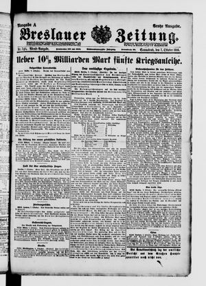 Breslauer Zeitung vom 07.10.1916