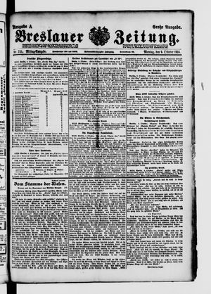 Breslauer Zeitung vom 09.10.1916