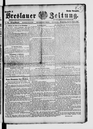 Breslauer Zeitung vom 12.10.1916