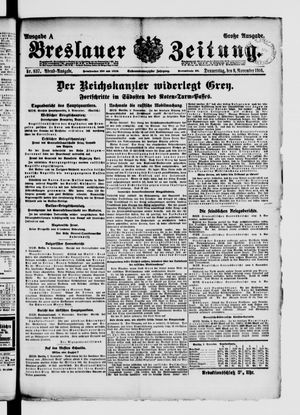 Breslauer Zeitung vom 09.11.1916