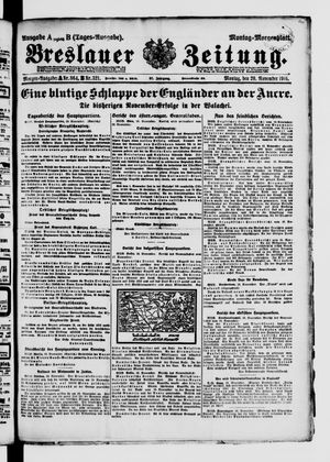 Breslauer Zeitung vom 20.11.1916