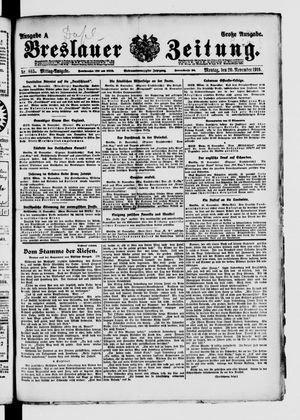 Breslauer Zeitung vom 20.11.1916