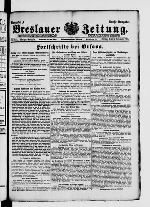 Breslauer Zeitung vom 24.11.1916