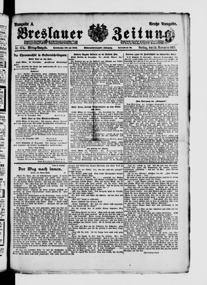 Breslauer Zeitung vom 24.11.1916