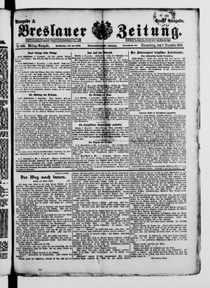 Breslauer Zeitung vom 07.12.1916