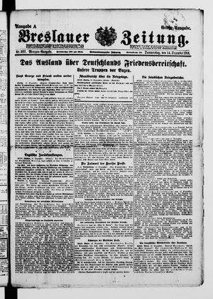 Breslauer Zeitung vom 14.12.1916