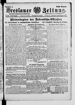 Breslauer Zeitung vom 16.12.1916