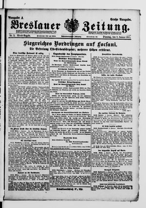 Breslauer Zeitung vom 02.01.1917