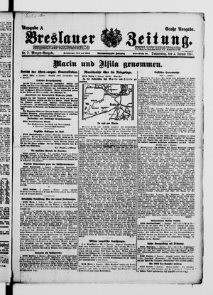 Breslauer Zeitung vom 04.01.1917