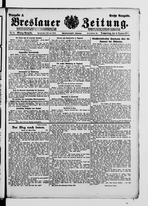 Breslauer Zeitung vom 04.01.1917