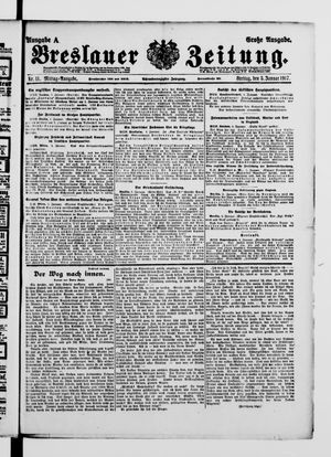 Breslauer Zeitung on Jan 5, 1917