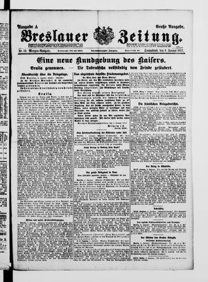 Breslauer Zeitung vom 06.01.1917