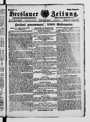 Breslauer Zeitung on Jan 8, 1917