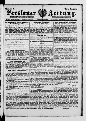 Breslauer Zeitung vom 13.01.1917