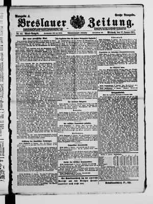 Breslauer Zeitung on Jan 17, 1917