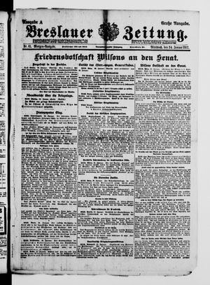 Breslauer Zeitung on Jan 24, 1917
