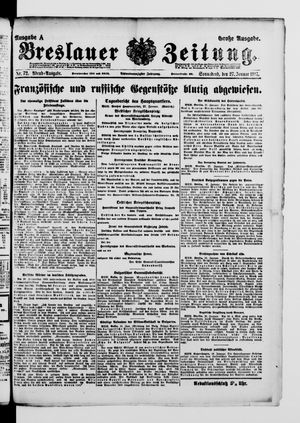 Breslauer Zeitung vom 27.01.1917
