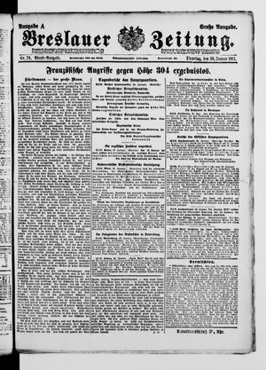 Breslauer Zeitung vom 30.01.1917