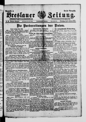 Breslauer Zeitung vom 06.02.1917