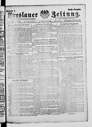 Breslauer Zeitung on Feb 6, 1917