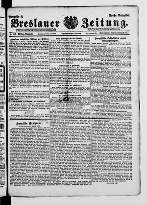 Breslauer Zeitung vom 10.02.1917
