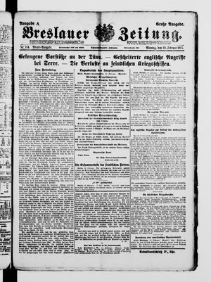 Breslauer Zeitung vom 12.02.1917