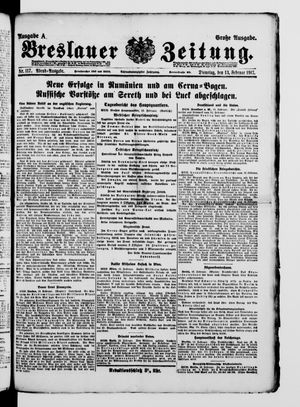 Breslauer Zeitung vom 13.02.1917