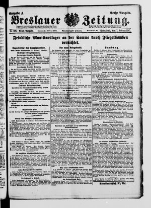 Breslauer Zeitung vom 17.02.1917