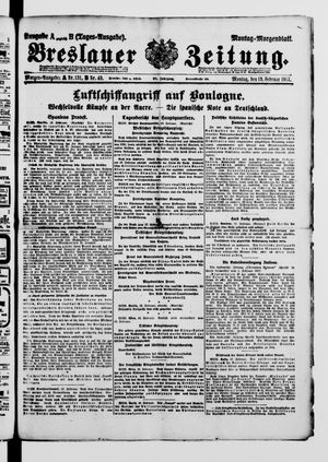 Breslauer Zeitung on Feb 19, 1917