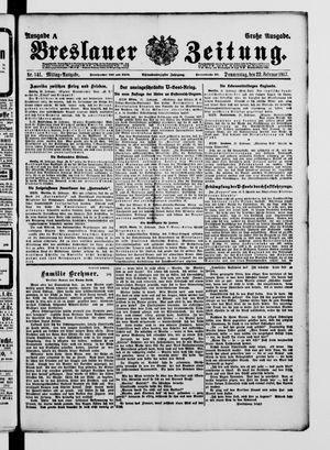 Breslauer Zeitung vom 22.02.1917