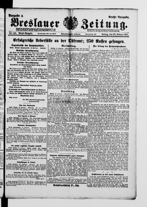 Breslauer Zeitung on Feb 23, 1917