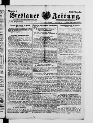 Breslauer Zeitung on Feb 25, 1917