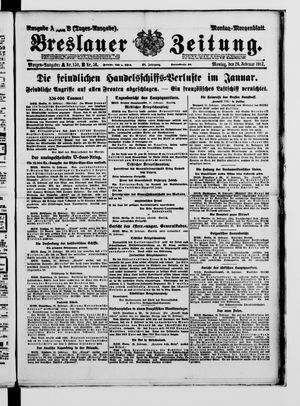 Breslauer Zeitung vom 26.02.1917