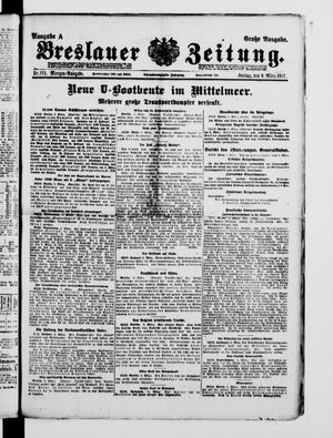 Breslauer Zeitung vom 09.03.1917