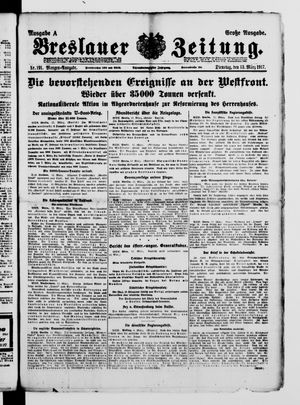Breslauer Zeitung on Mar 13, 1917