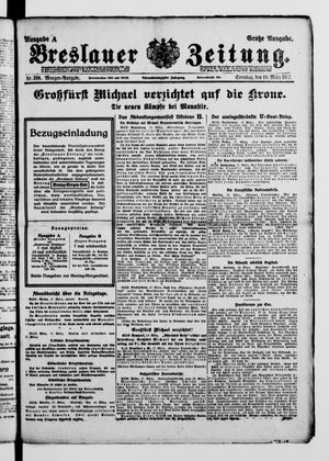 Breslauer Zeitung vom 18.03.1917