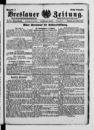 Breslauer Zeitung vom 20.03.1917