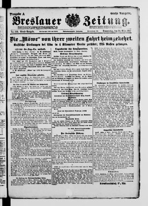 Breslauer Zeitung vom 22.03.1917