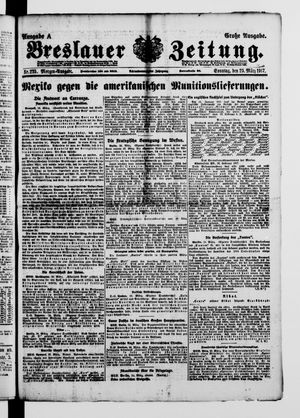 Breslauer Zeitung on Mar 25, 1917