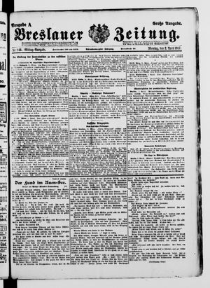 Breslauer Zeitung vom 02.04.1917