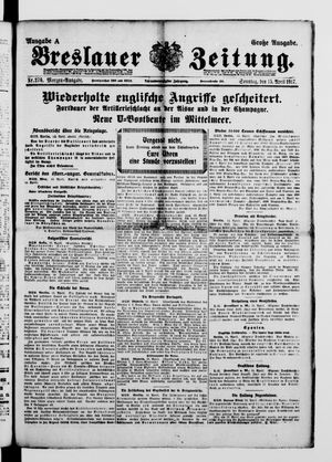 Breslauer Zeitung on Apr 15, 1917