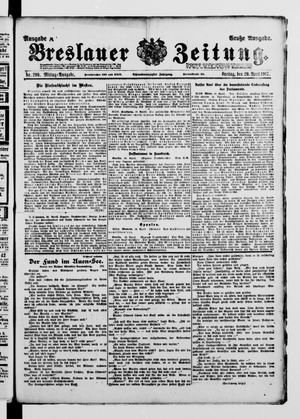 Breslauer Zeitung vom 20.04.1917