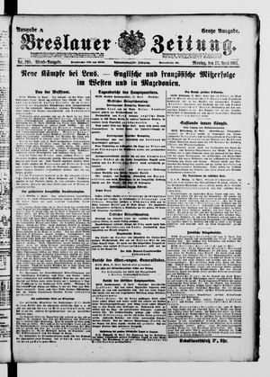 Breslauer Zeitung vom 23.04.1917