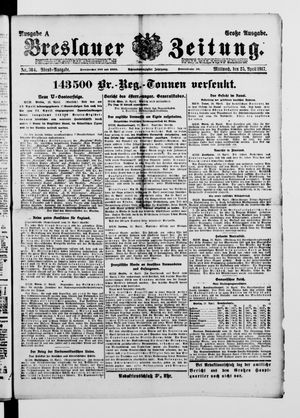 Breslauer Zeitung vom 25.04.1917