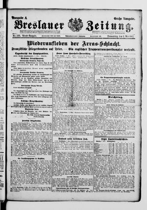 Breslauer Zeitung vom 03.05.1917