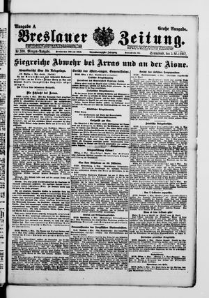 Breslauer Zeitung vom 05.05.1917