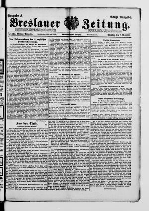 Breslauer Zeitung vom 07.05.1917