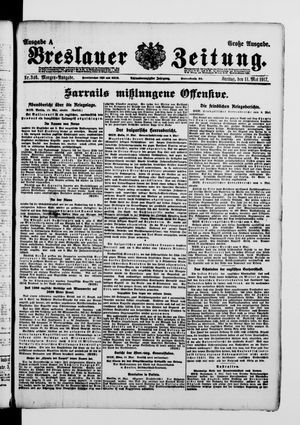 Breslauer Zeitung vom 11.05.1917