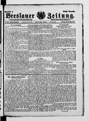 Breslauer Zeitung vom 25.05.1917