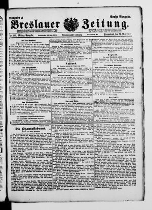 Breslauer Zeitung vom 26.05.1917